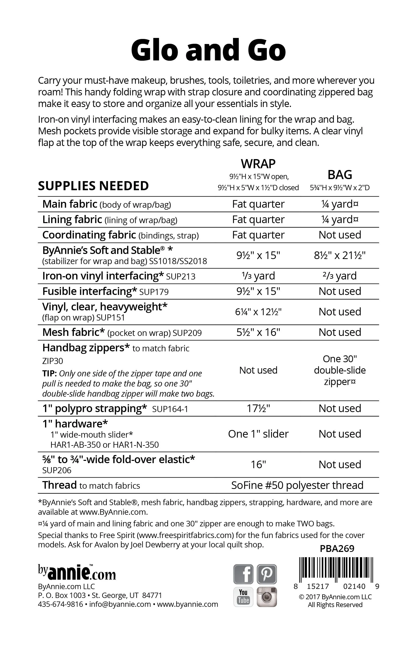 byAnnie Pattern - Glo and Go