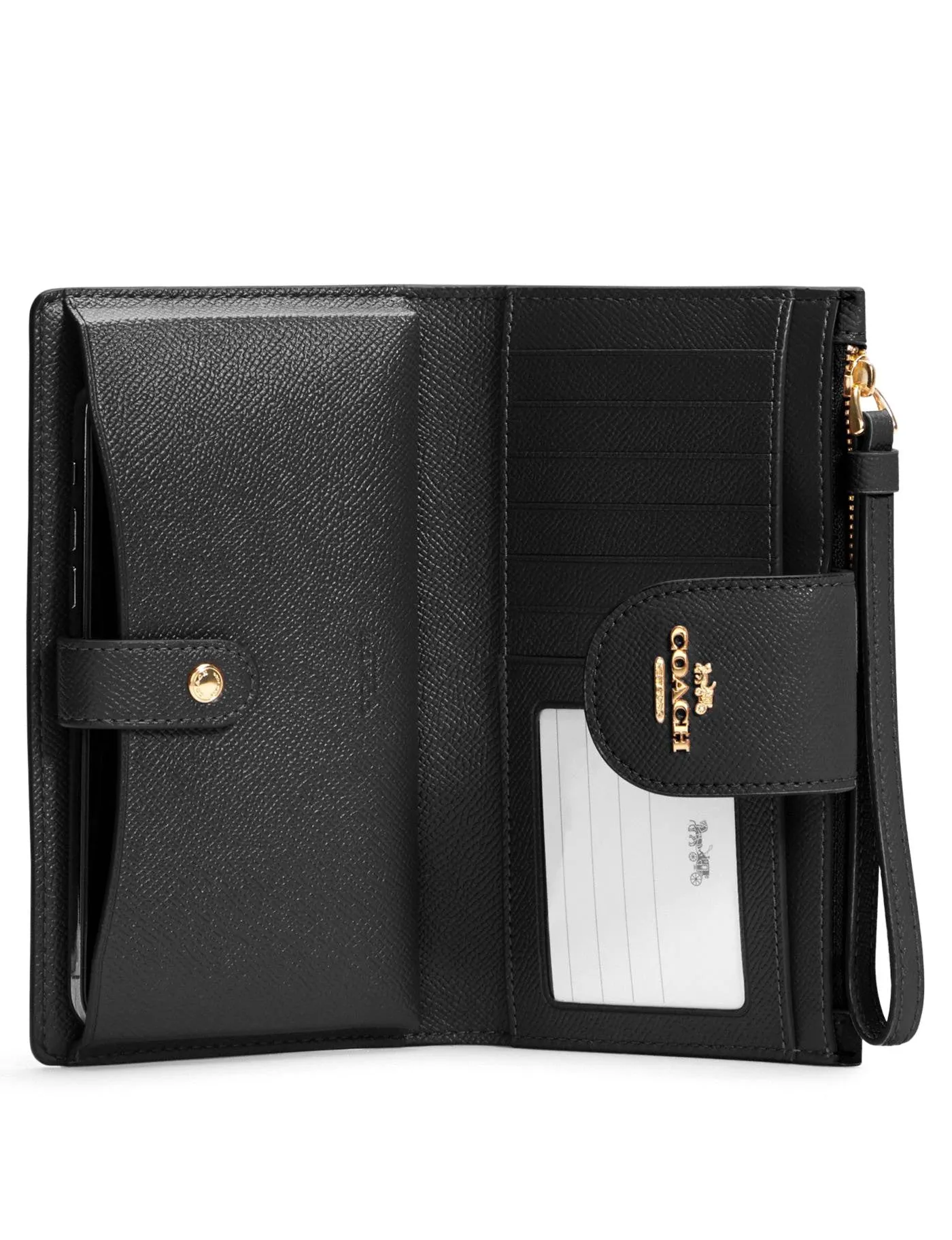 Coach Women's Black Tech Wallet