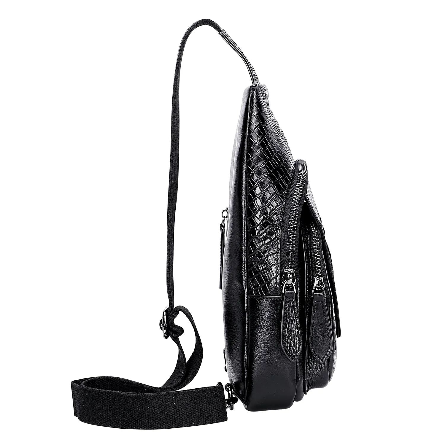 Crocodile Sling Bag Men