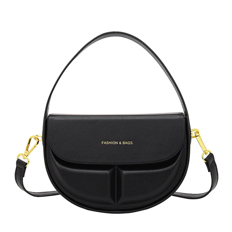 Fashion Advanced Texture Candy-Colored One-Shoulder Crossbody Handbag