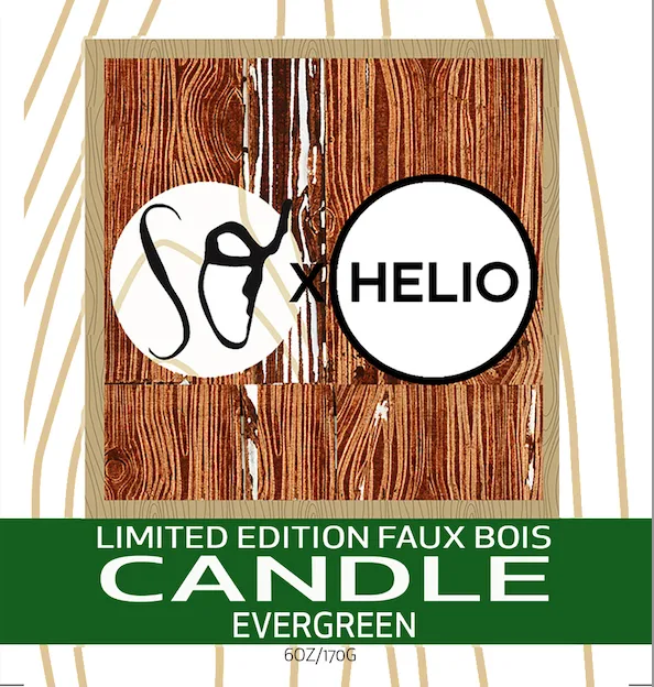 Faux Bois Candle by Sherry Olsen - SPECIAL