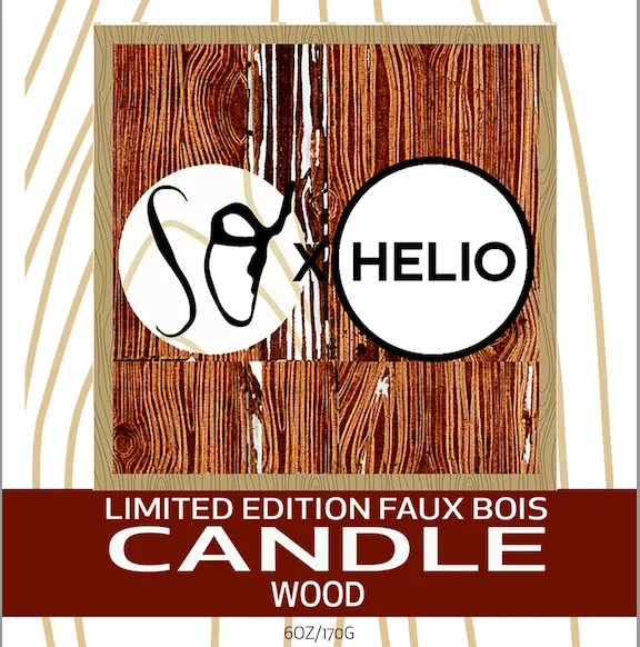 Faux Bois Candle by Sherry Olsen - SPECIAL