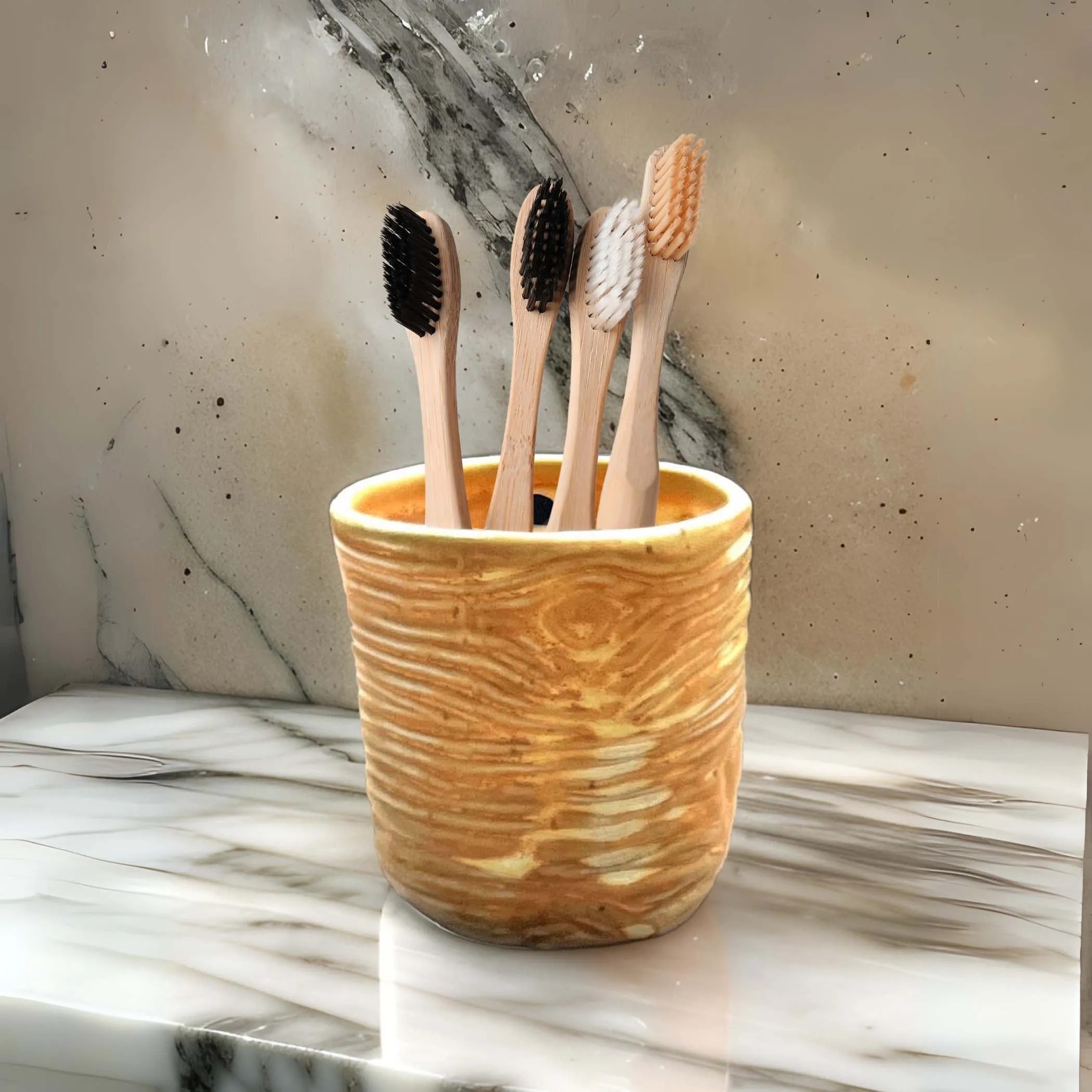 Faux Bois Candle by Sherry Olsen - SPECIAL