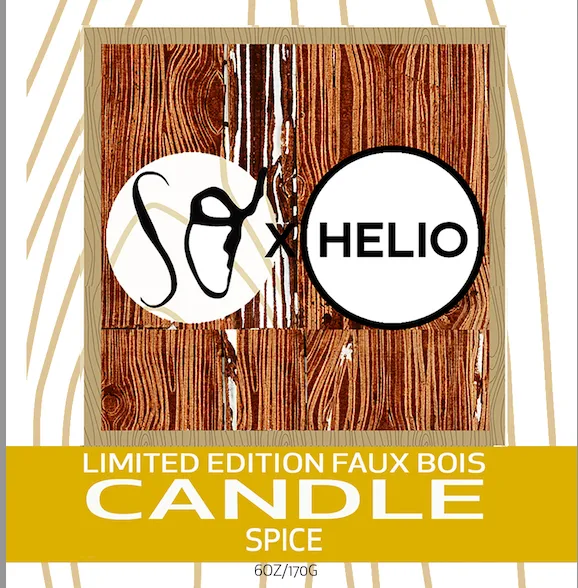 Faux Bois Candle by Sherry Olsen - SPECIAL