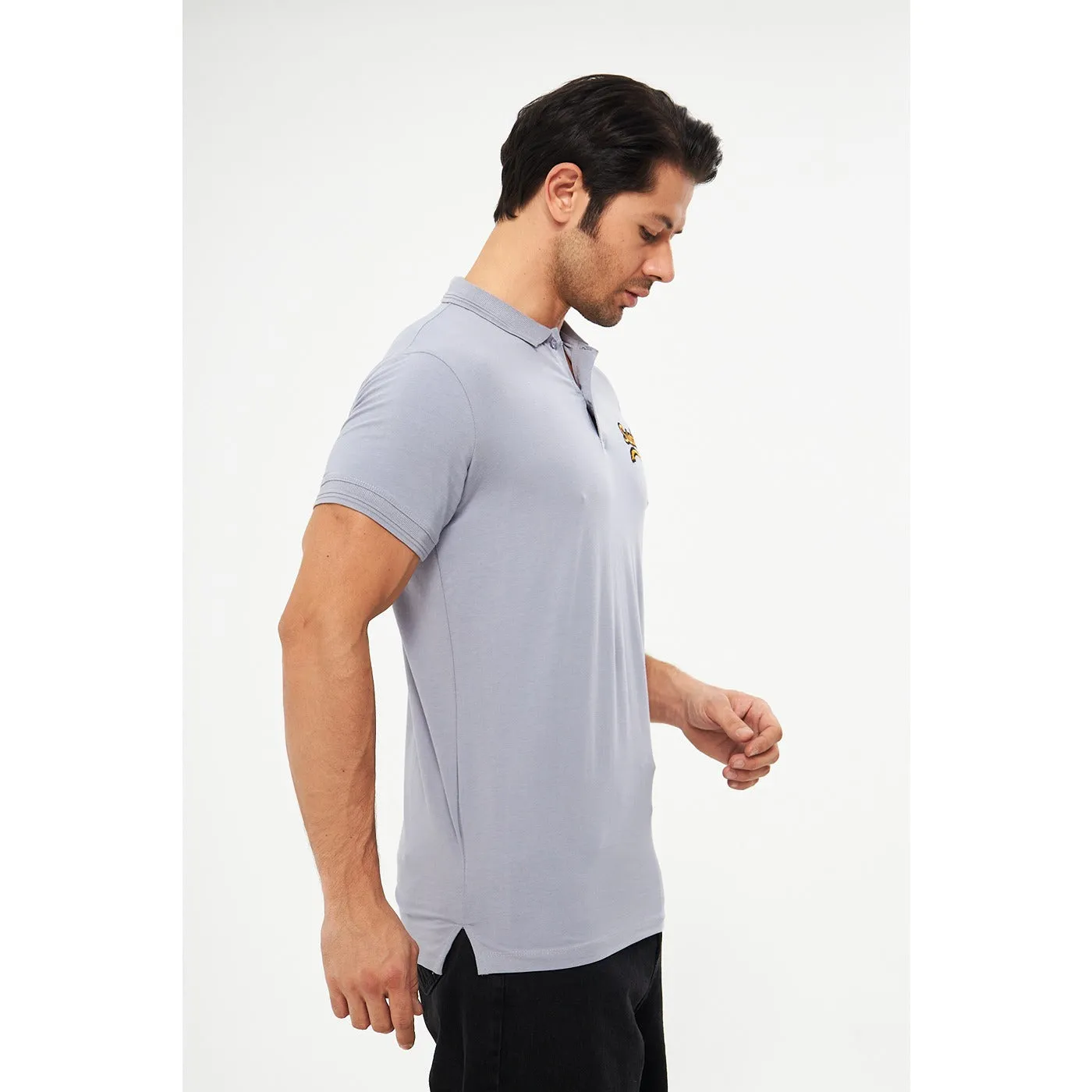 Grey Superdry Smart Fit Polo