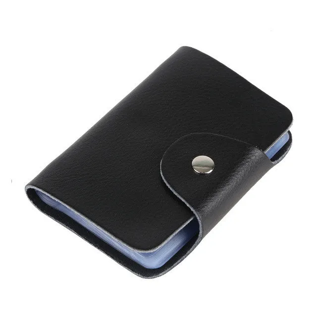 Hot Selling 100% Genuine Cow Leather card holder Korea Fashion Women&Men's Name Bank  Credit Card Holder Wallet,YC-BH002