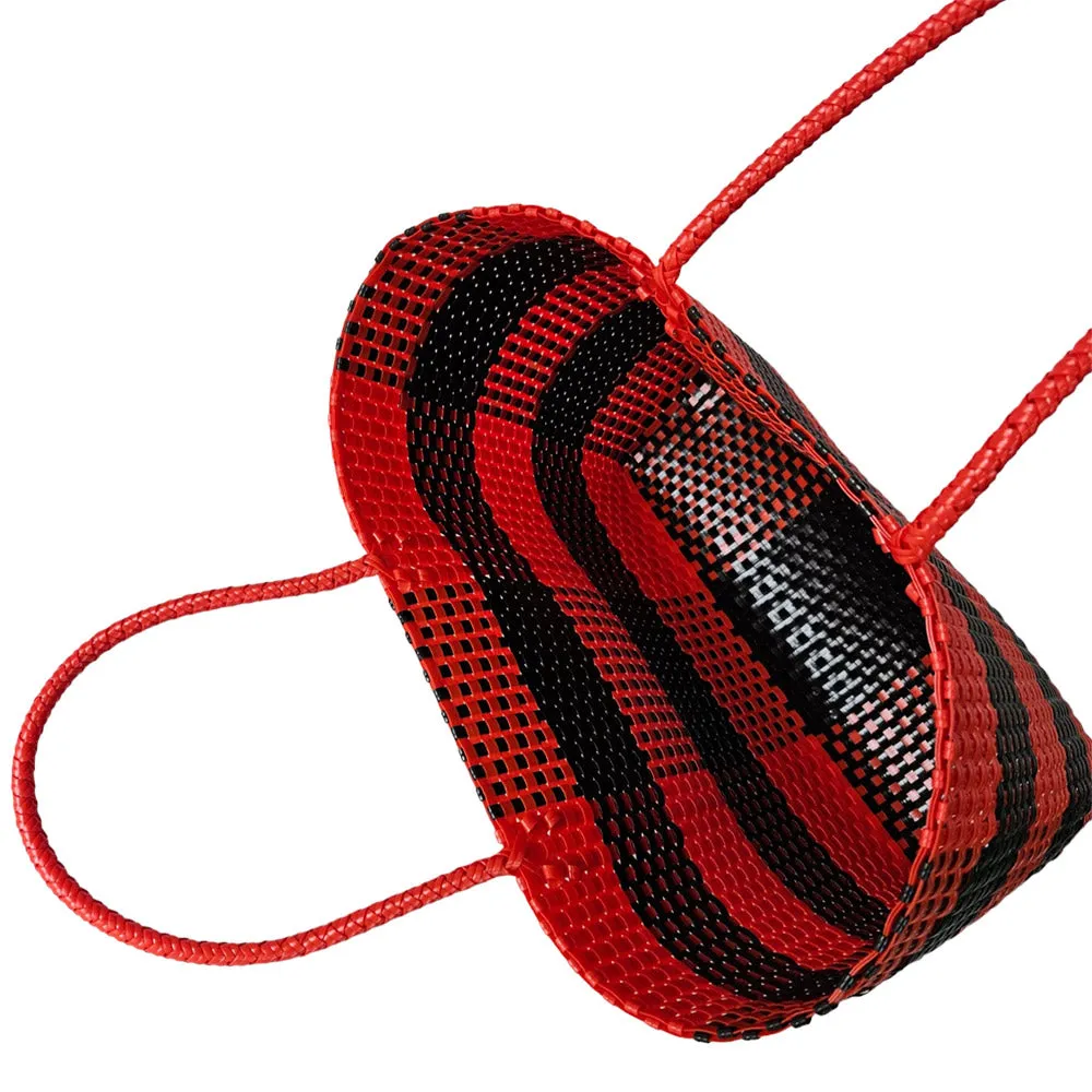 iLLASPARKZ Basket Weave Checkered Hand Bag / Tote Bag