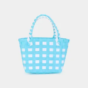 iLLASPARKZ Basket Weave Mini Micro Tote Bag