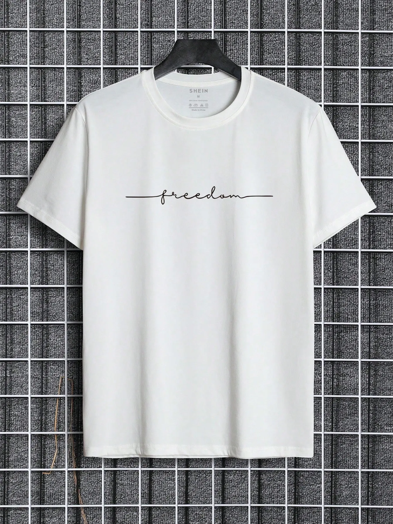 Men Letter Graphic Tee