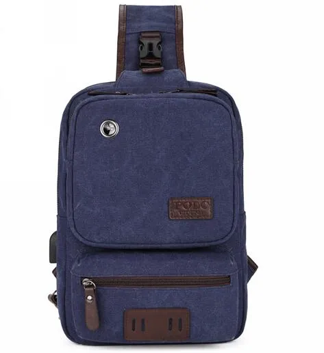 Mobile Phone Friendly Canvas Shoulder Bag