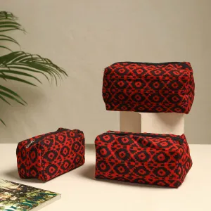 Multipurpose Handmade Cotton Toiletry Bags (Set of 3) 07