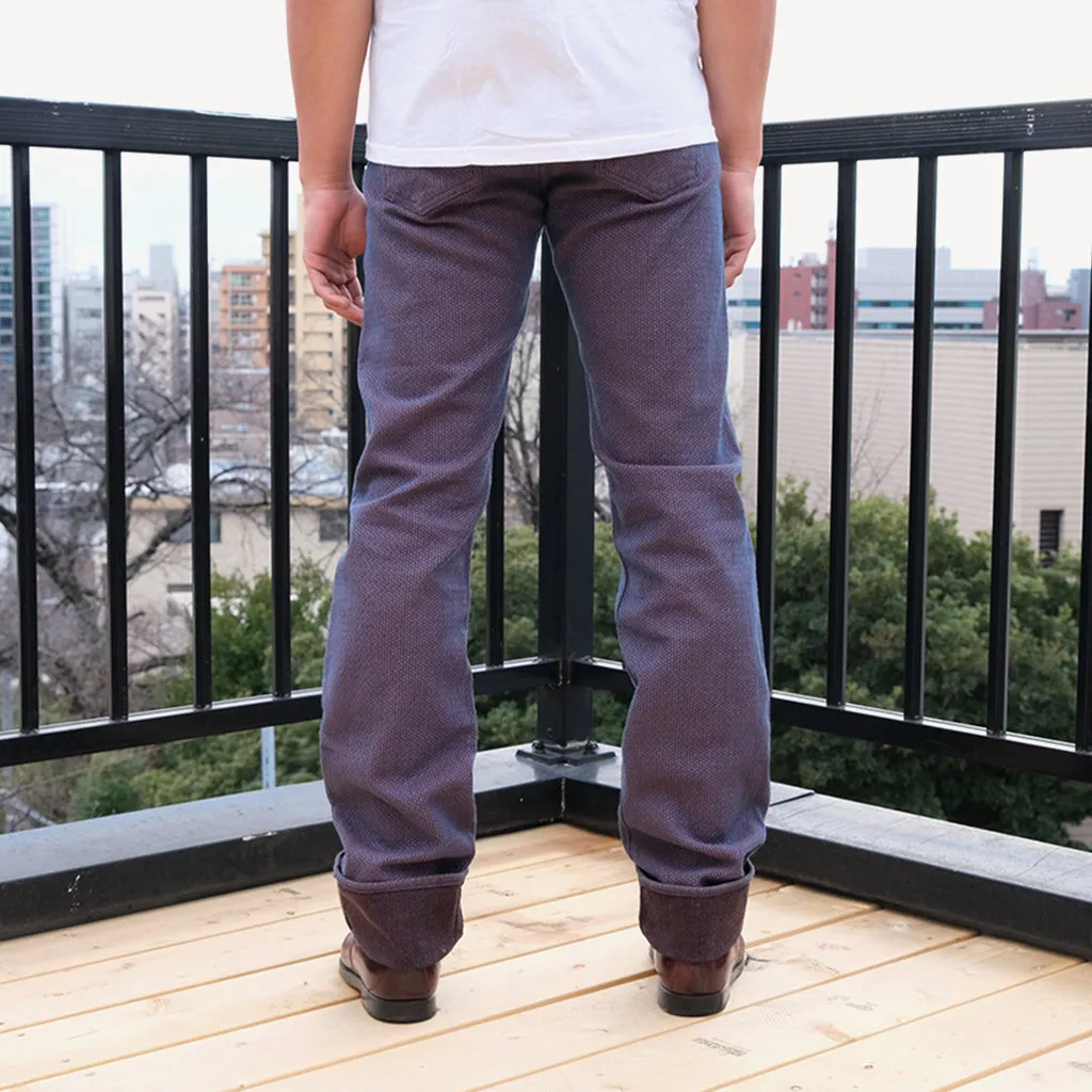 OD PBJ Indigo x Kakishibu Sashiko Selvedge Pants (Regular Straight)