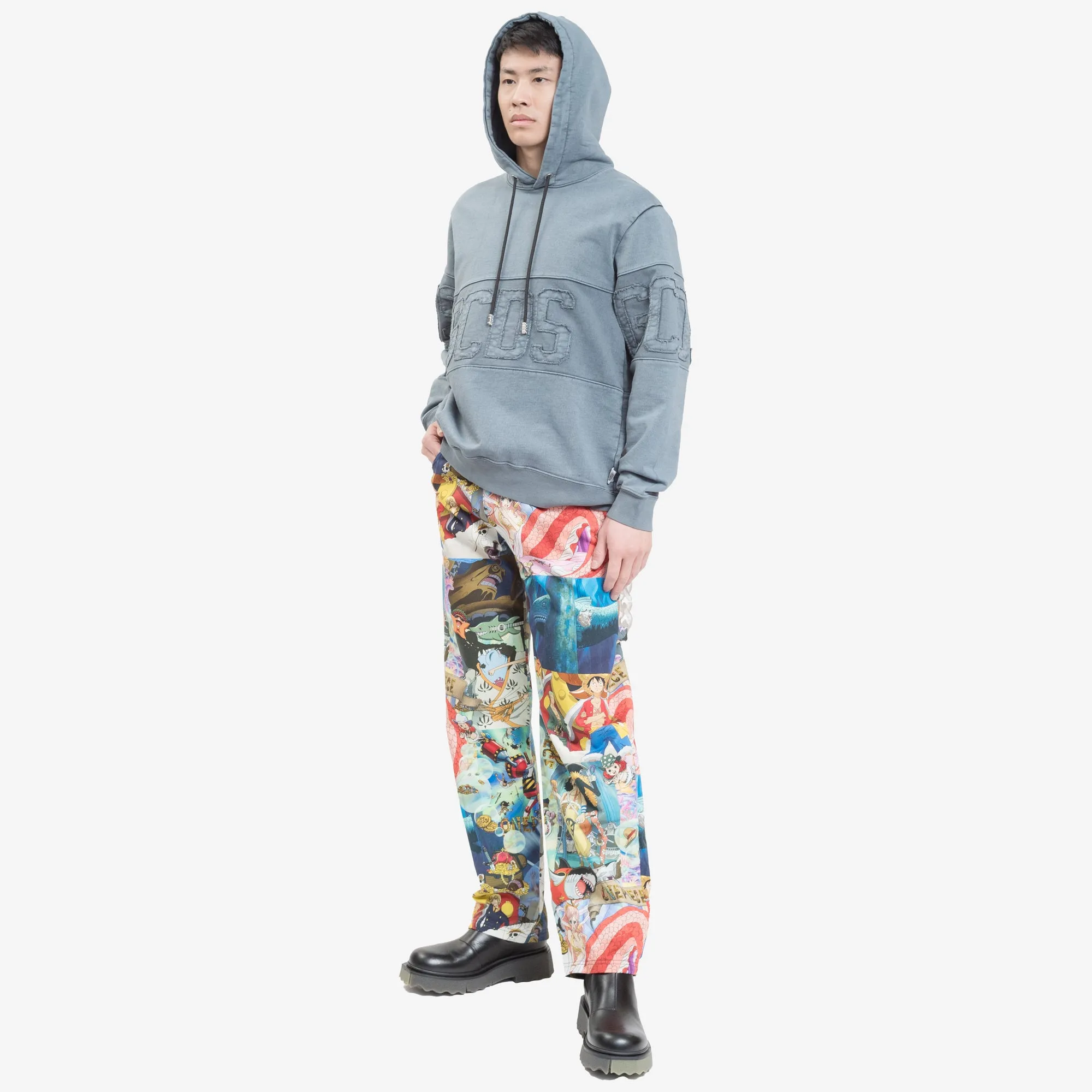 Overdyed Band Logo Hoody