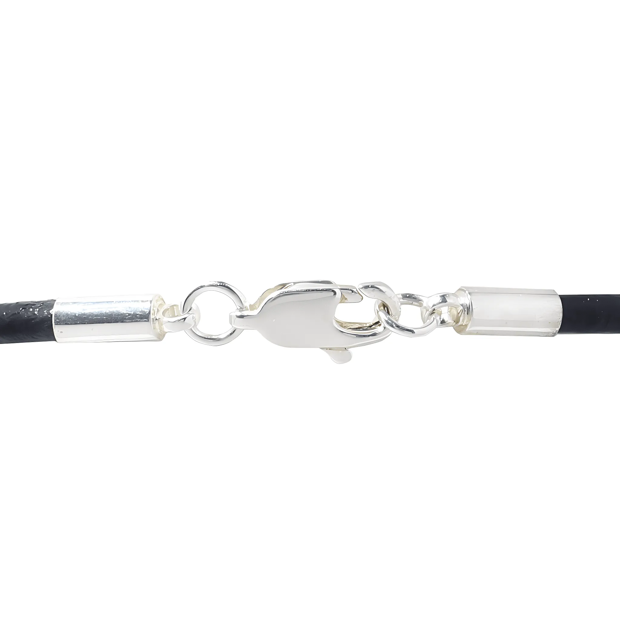 "Progress Pride" Flag by Daniel Quasar Charm on Black Cord Bracelets