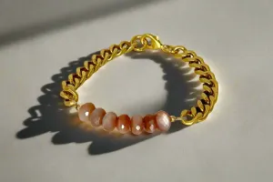 Remix: Faceted Chocolate Moonstone Bracelet