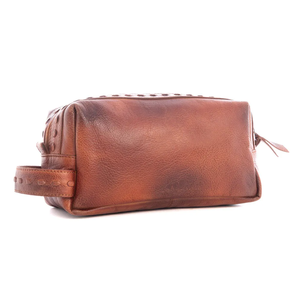 Roff Trail Toiletries Bag In Caramel