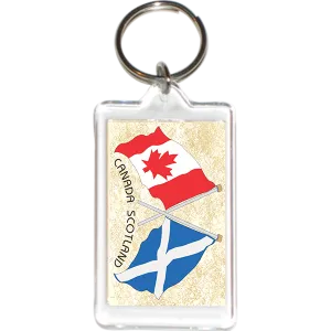 Scotland - Canada Friendship Acrylic Key Holders