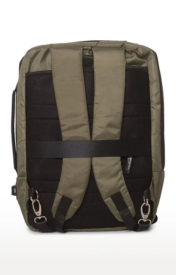 Spykar Green Polyster Backpack