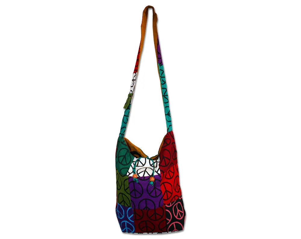 Wholesale Peace Cotton Handmade Hippie Large Shoulder Bags