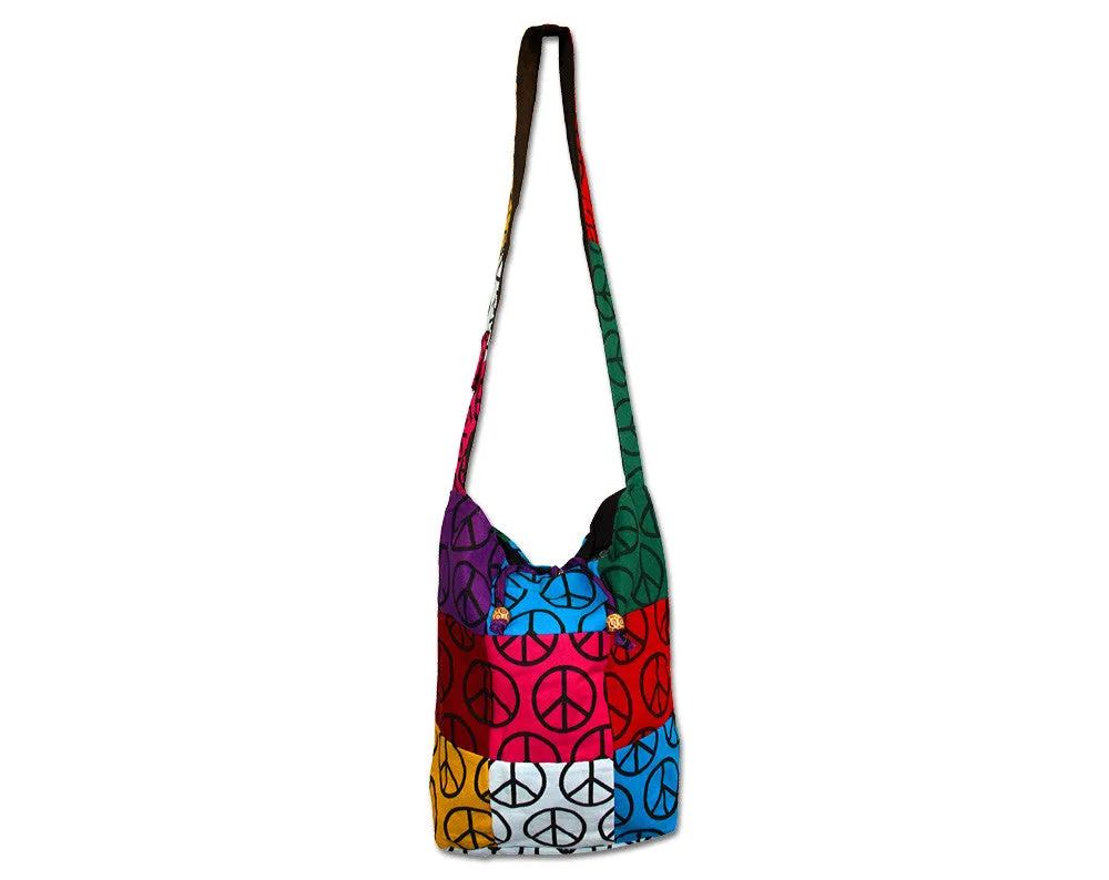 Wholesale Peace Cotton Handmade Hippie Large Shoulder Bags
