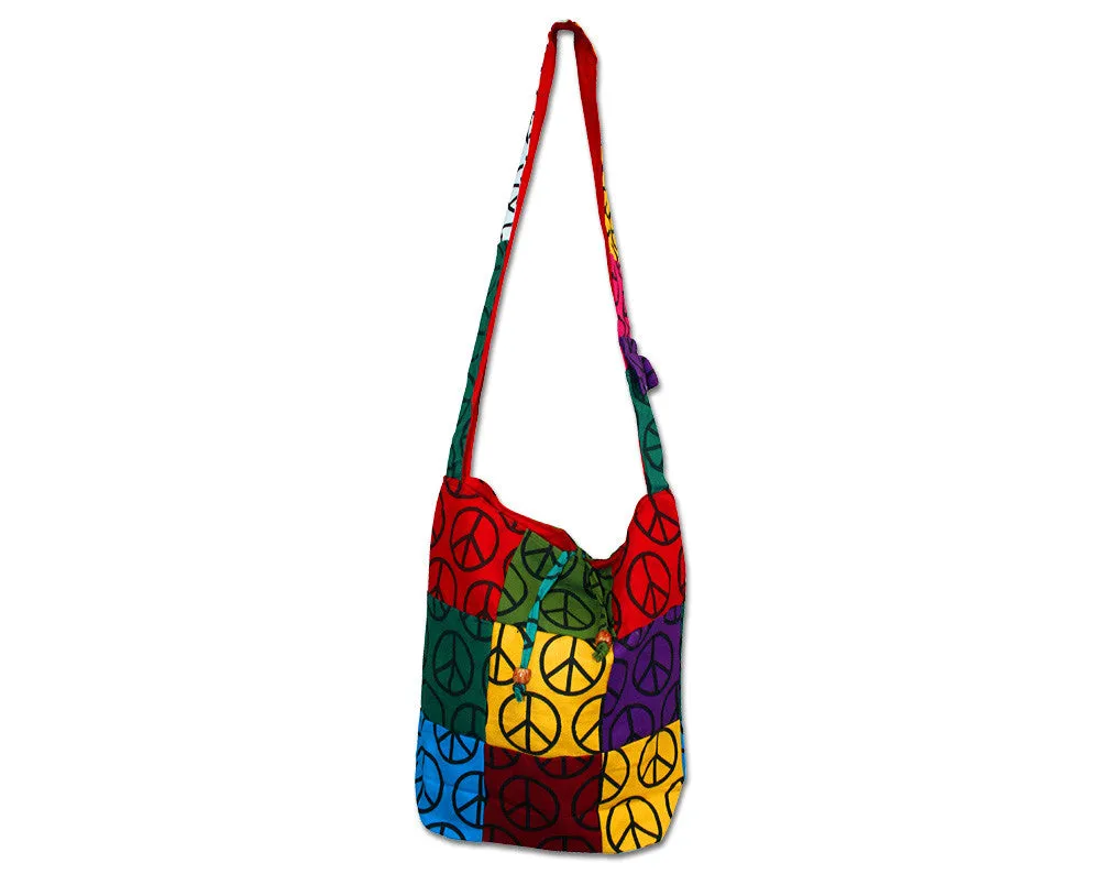 Wholesale Peace Cotton Handmade Hippie Large Shoulder Bags