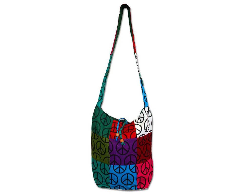 Wholesale Peace Cotton Handmade Hippie Large Shoulder Bags