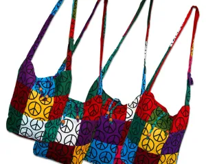 Wholesale Peace Cotton Handmade Hippie Large Shoulder Bags
