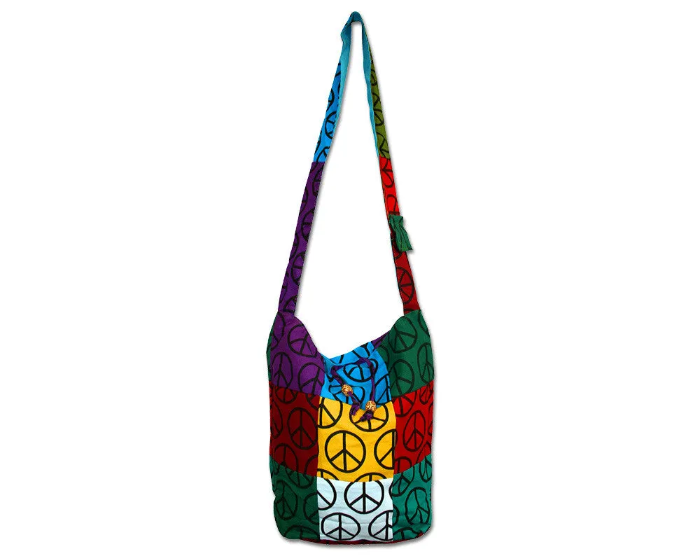 Wholesale Peace Cotton Handmade Hippie Large Shoulder Bags