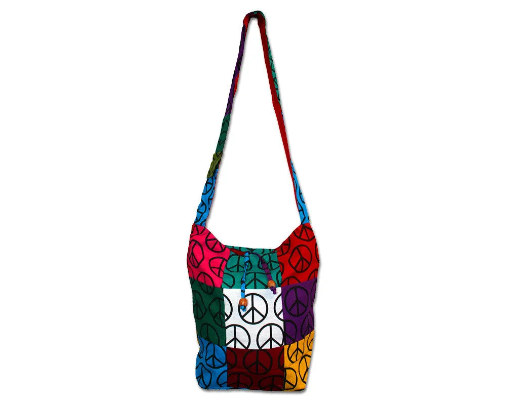 Wholesale Peace Cotton Handmade Hippie Large Shoulder Bags