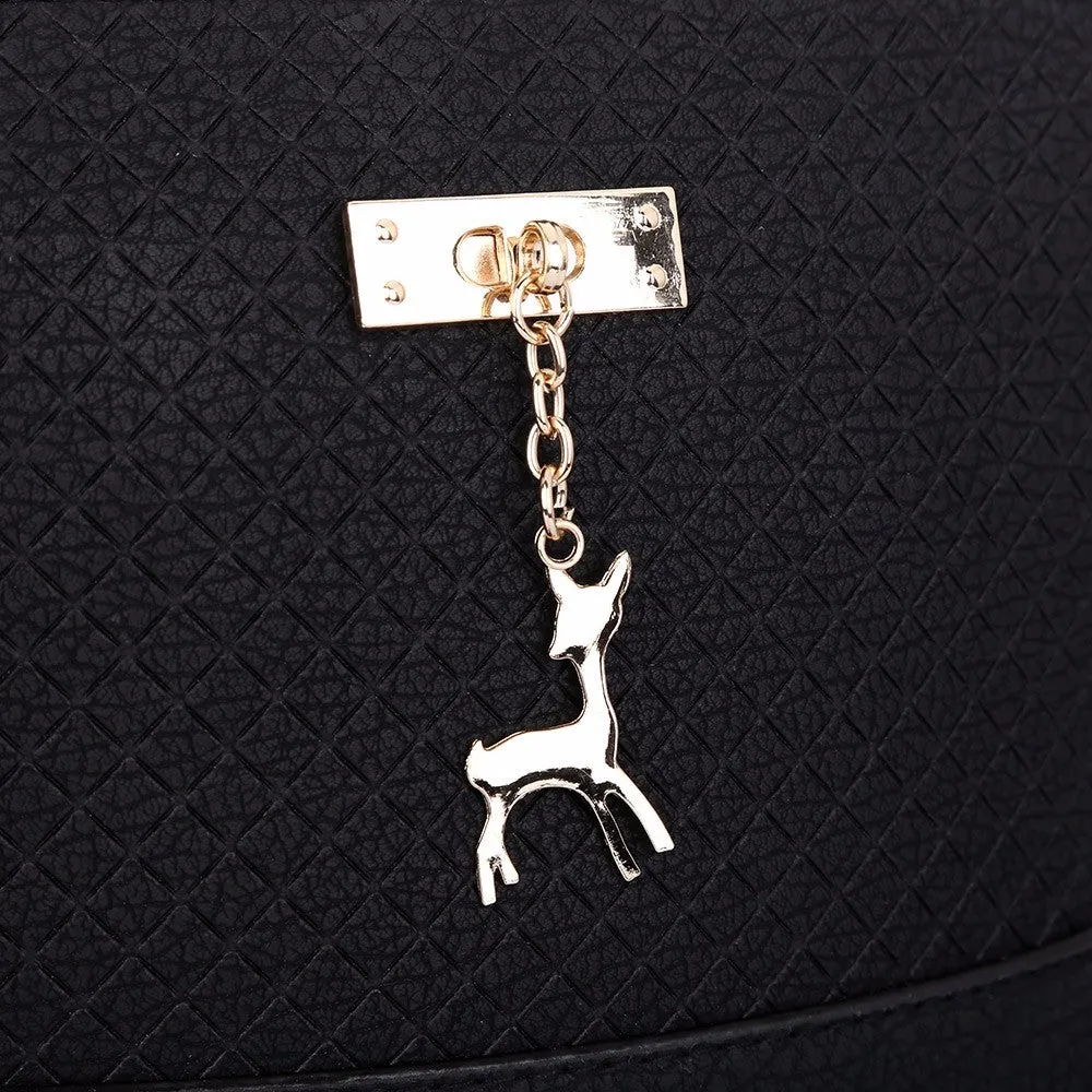 Women Shoulder Messenger Bag With Deer