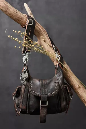 WTF Baby Leigh Distressed Tote | Aged Graphite