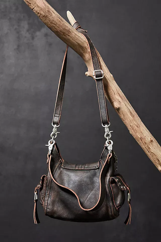WTF Baby Leigh Distressed Tote | Aged Graphite